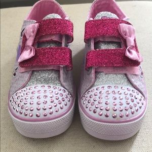 Skechers Glimmer Stars, light up shoes Size 11